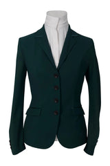 Grand Prix Saltare Dolce Riding Show Coat, Dark Green Huntley Equestrian