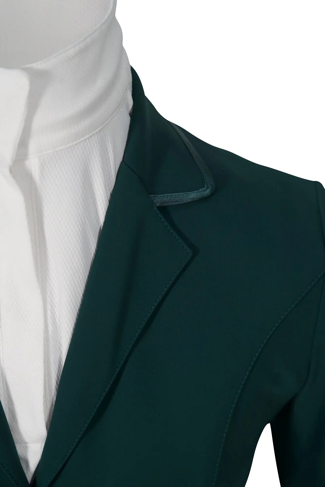 Grand Prix Saltare Dolce Riding Show Coat, Dark Green Huntley Equestrian