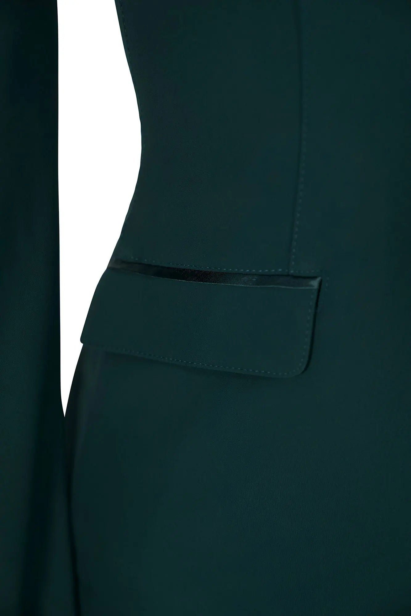 Grand Prix Saltare Dolce Riding Show Coat, Dark Green Huntley Equestrian