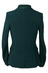 Grand Prix Saltare Dolce Riding Show Coat, Dark Green Huntley Equestrian