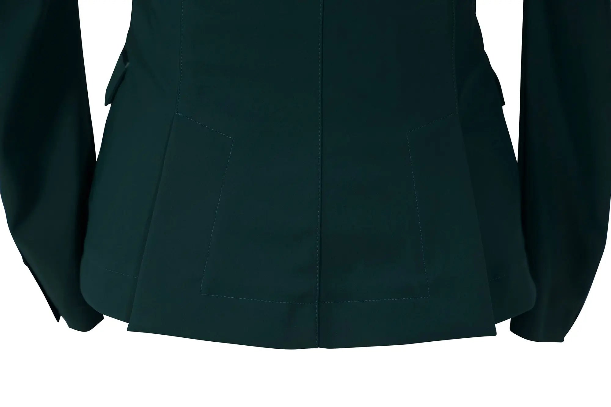 Grand Prix Saltare Dolce Riding Show Coat, Dark Green Huntley Equestrian