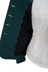 Grand Prix Saltare Dolce Riding Show Coat, Dark Green Huntley Equestrian