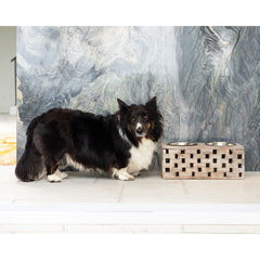 Huntley Pet Elevated Dog and Cat Double Bowl Feeder - Huntley Equestrian